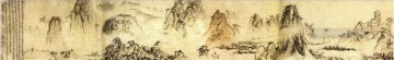 Shitao Shi Tao Painting - Tinta china antigua Shitao huangshan